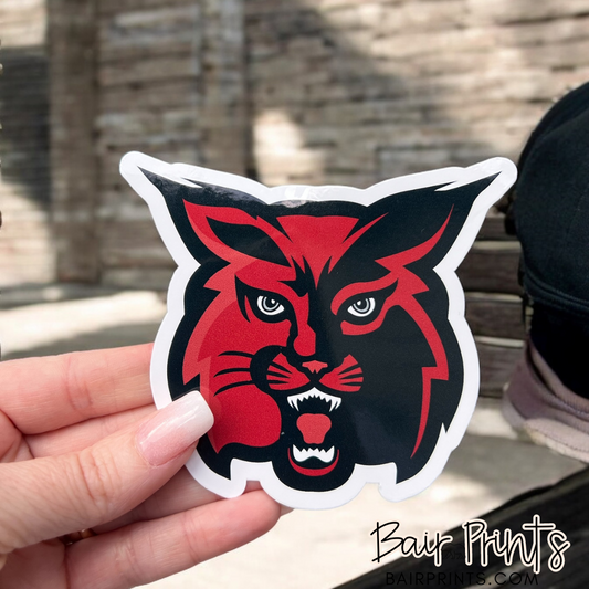 Wildcat Face Waterproof Decal