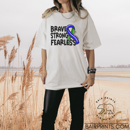 NF One Awareness Brave Strong Fearless Awareness Shirt