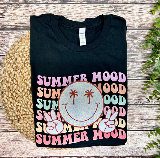 Summer Mood DTF Printed T-Shirt