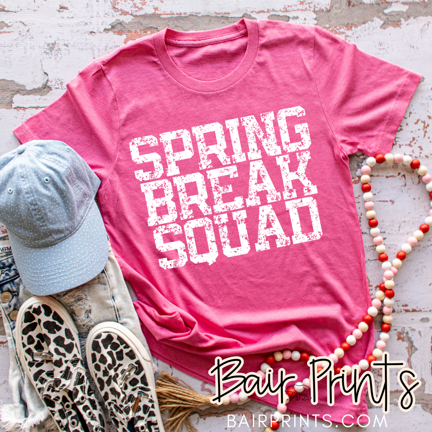 Spring Break Squad Screen Printed Tee