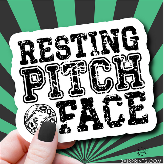 Resting Pitch Face Decal