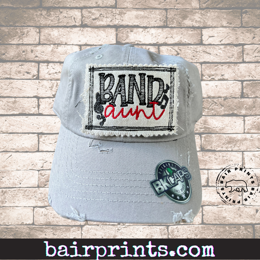 Band Aunt Embroidered Hat