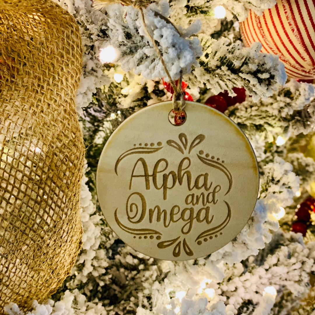 Name for Christ Christmas Ornament Set