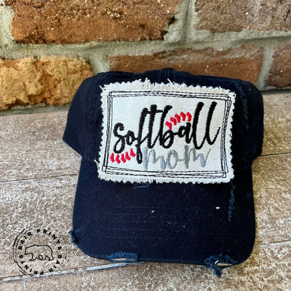 Baseball Mom Embroidered Hat