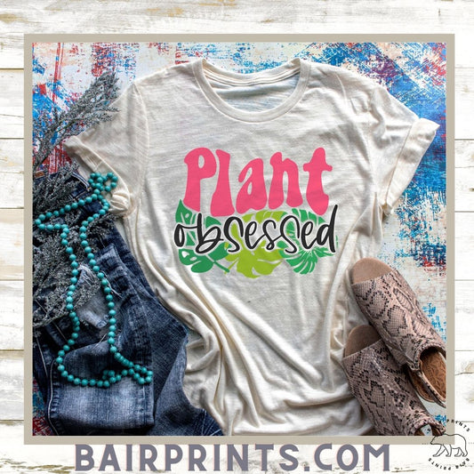 Plant Obsessed. Graphic Tee Shirt. Unisex Small-3XL