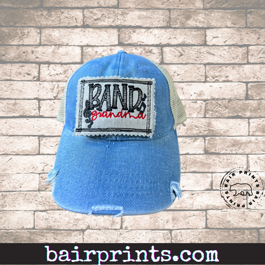 Band Grandma Embroidered Hat