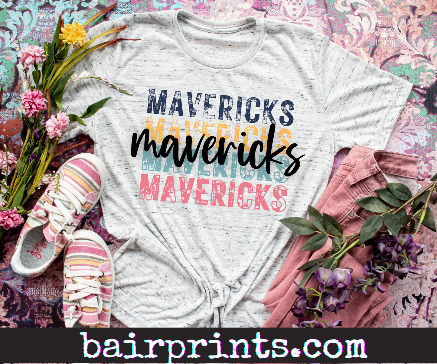 Mavericks Stacked Tee Shirt