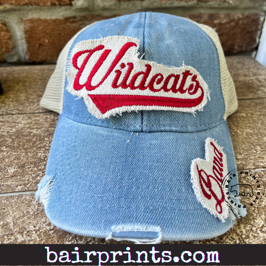 Mascot Hat with Custom Small Patch