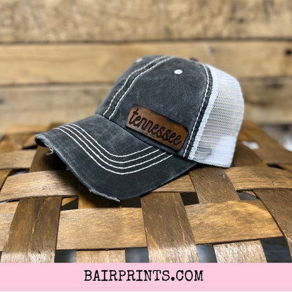 Tennessee Hat Leather Patch