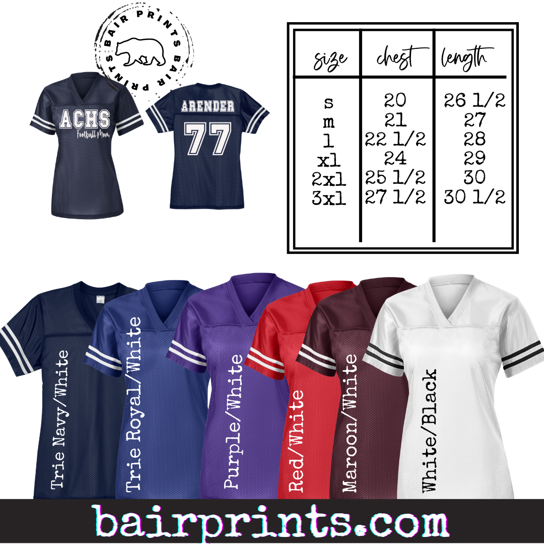 Football Mom Jersey Shirt