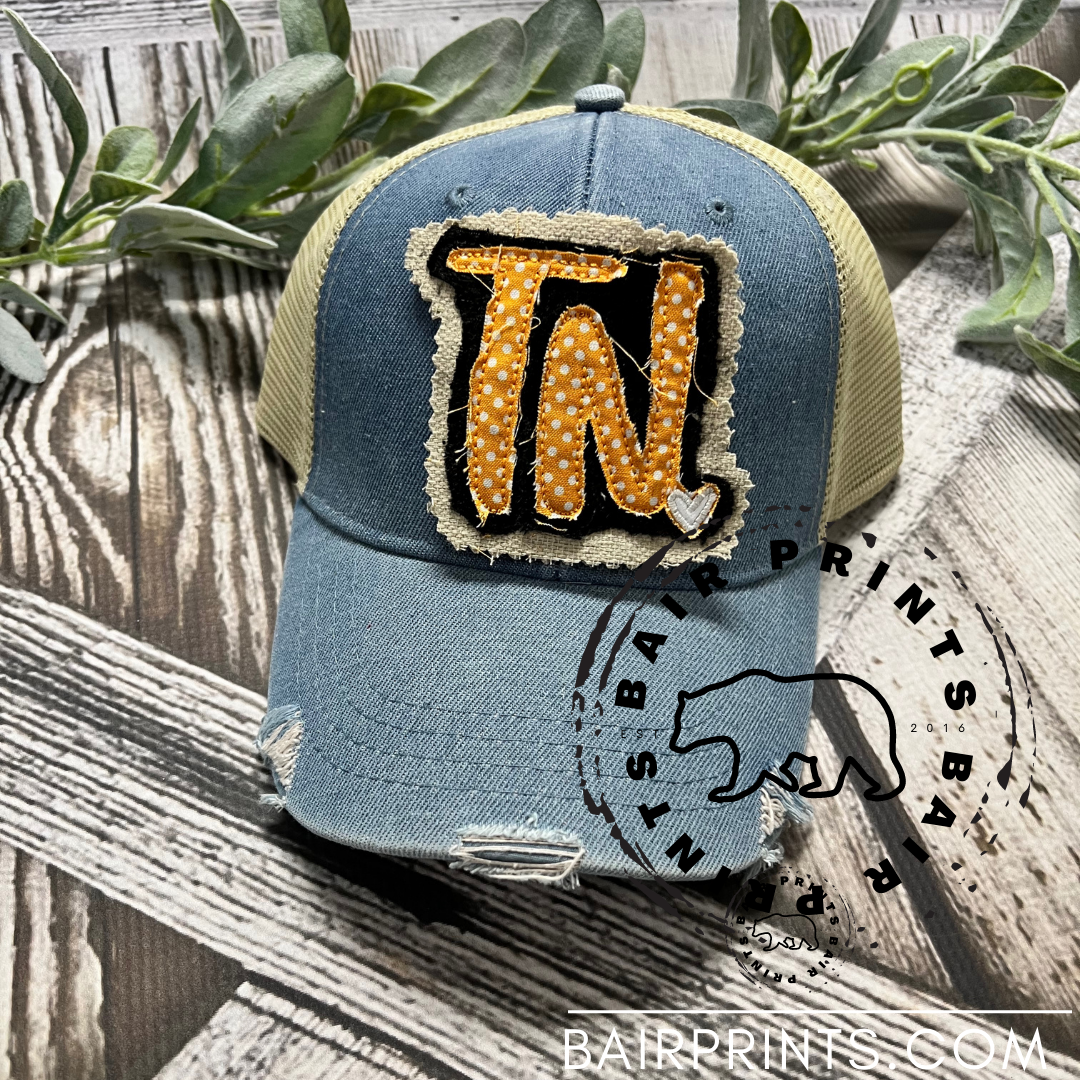 Custom Double Appliqué  Trucker Hat