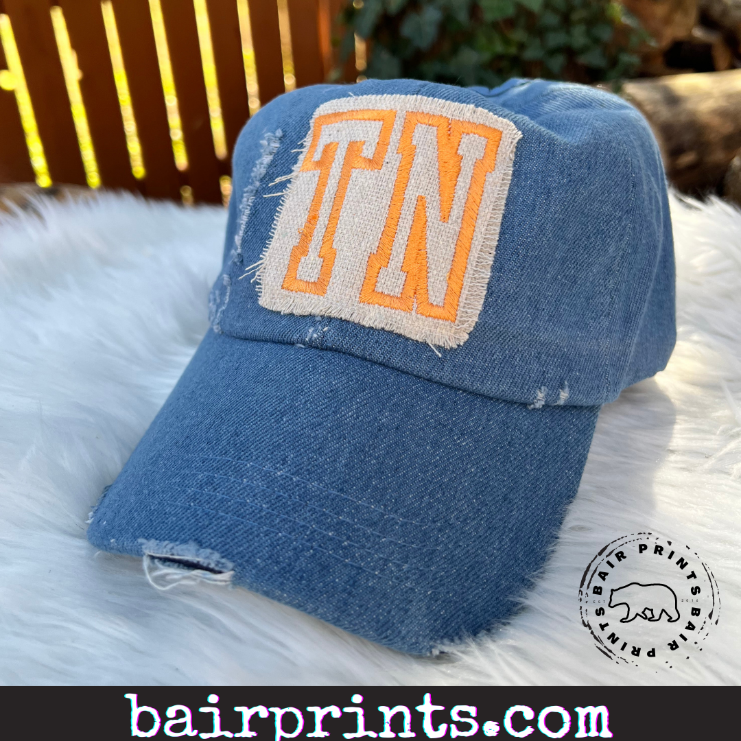 TN State Embroidered Baseball Hat
