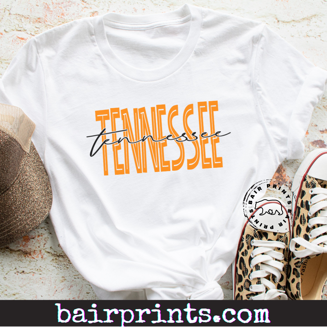 Tennessee Line Graphic Tee Shirt
