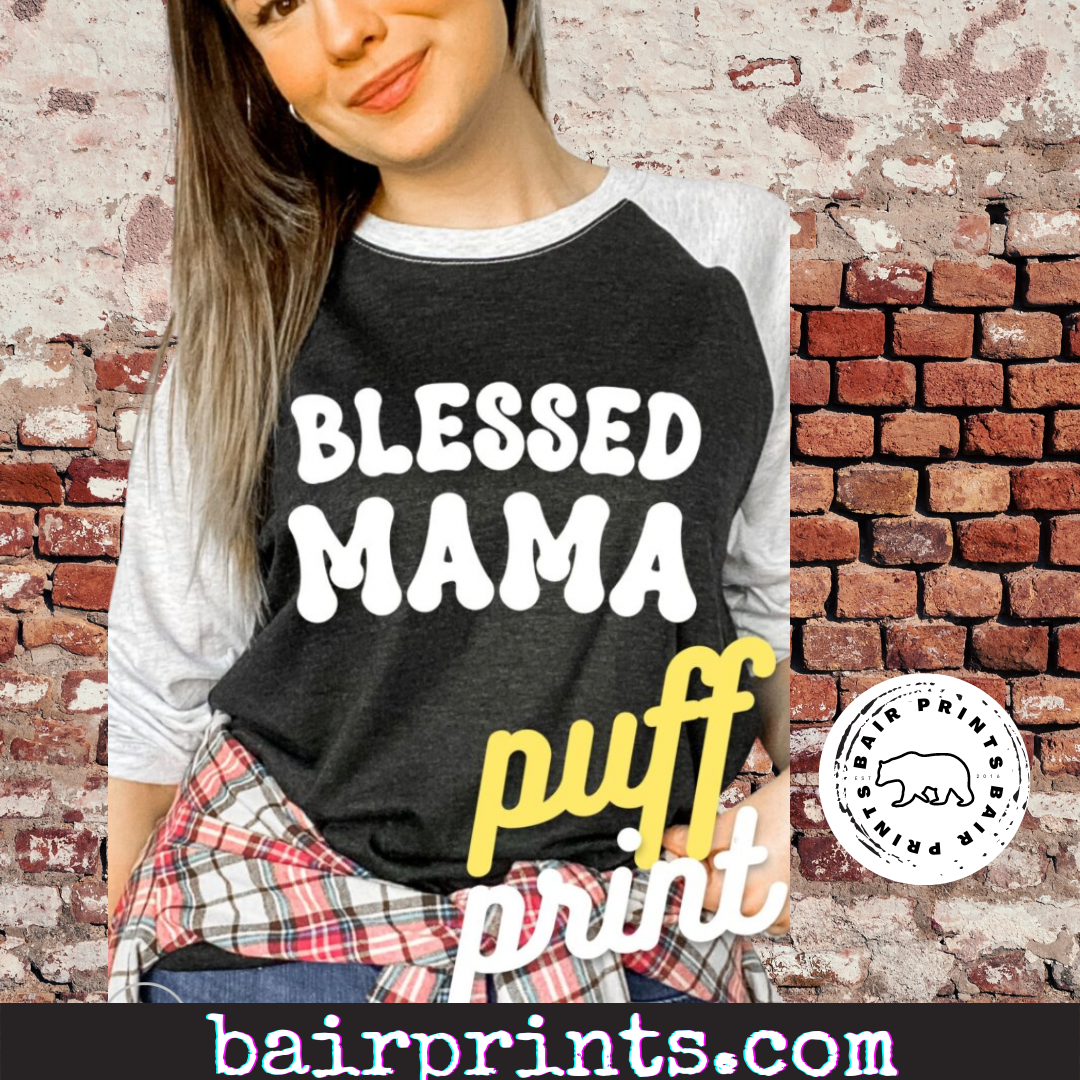 Blessed Mama Puffy Shirt