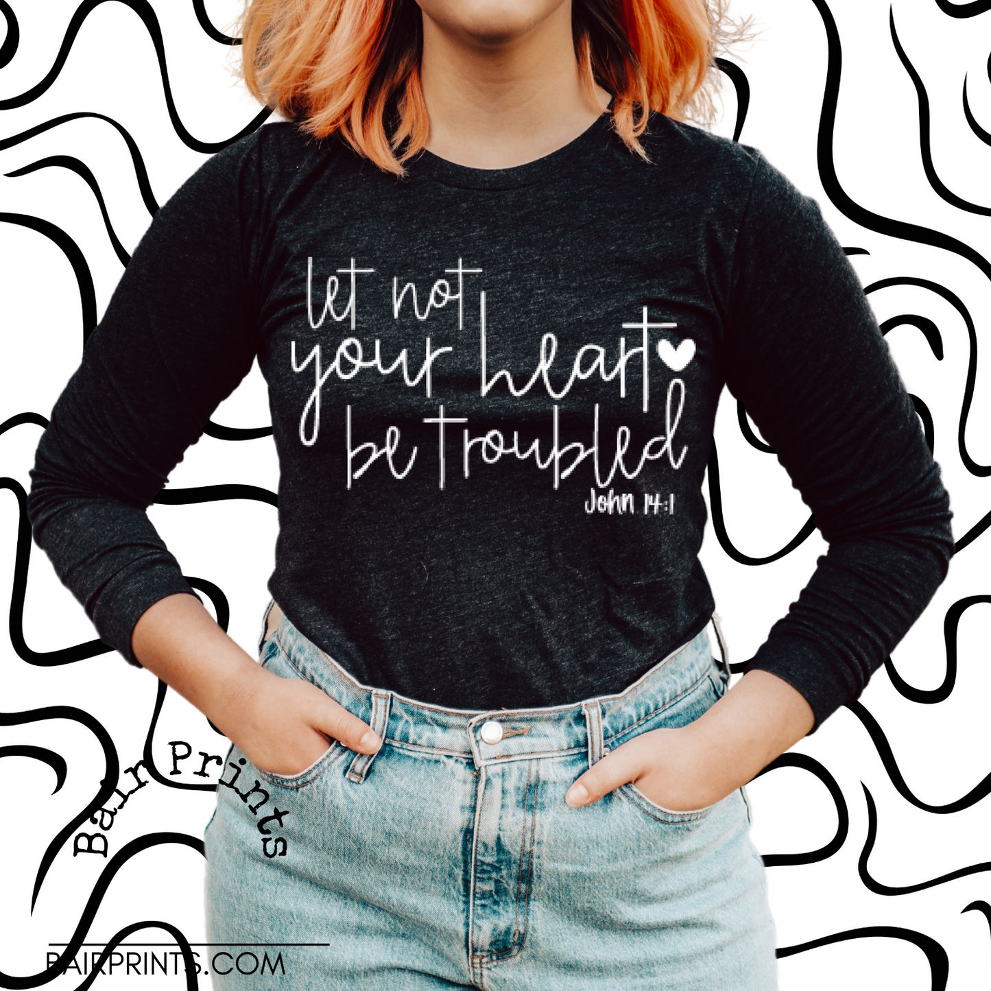 Let Your Heart Not Be Troubled John 14:1 Tee Shirt
