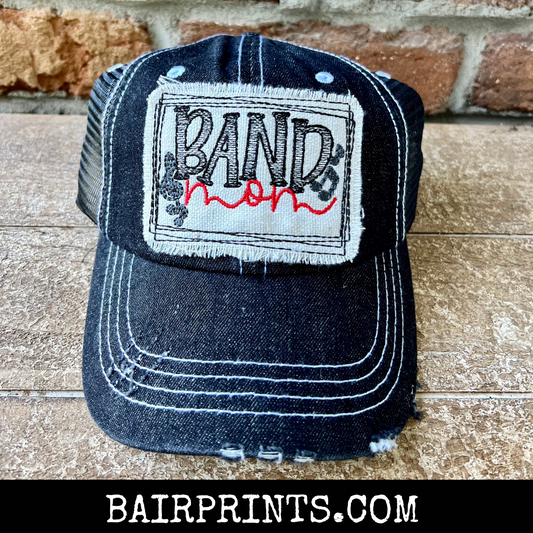 Band Mom Embroidered Hat.
