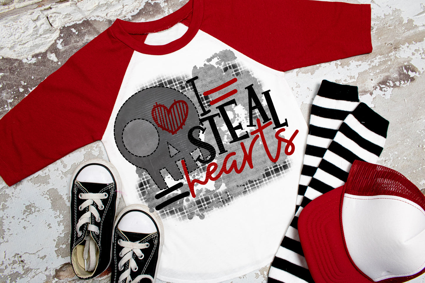 I Steal Hearts. Boys Valentine Shirt