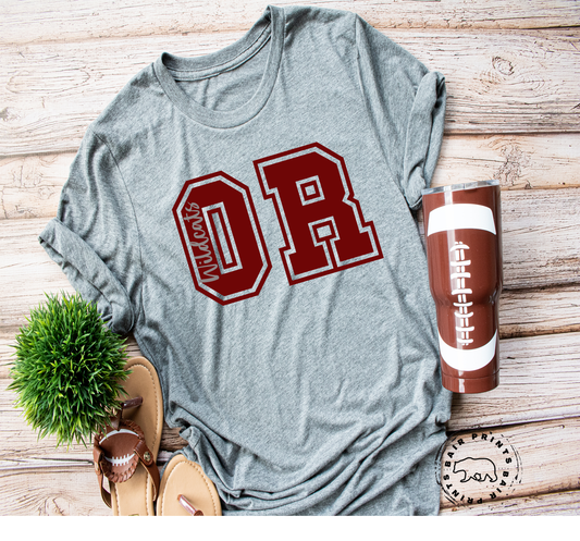 OR Wildcats Team Spirit Tee Shirt.
