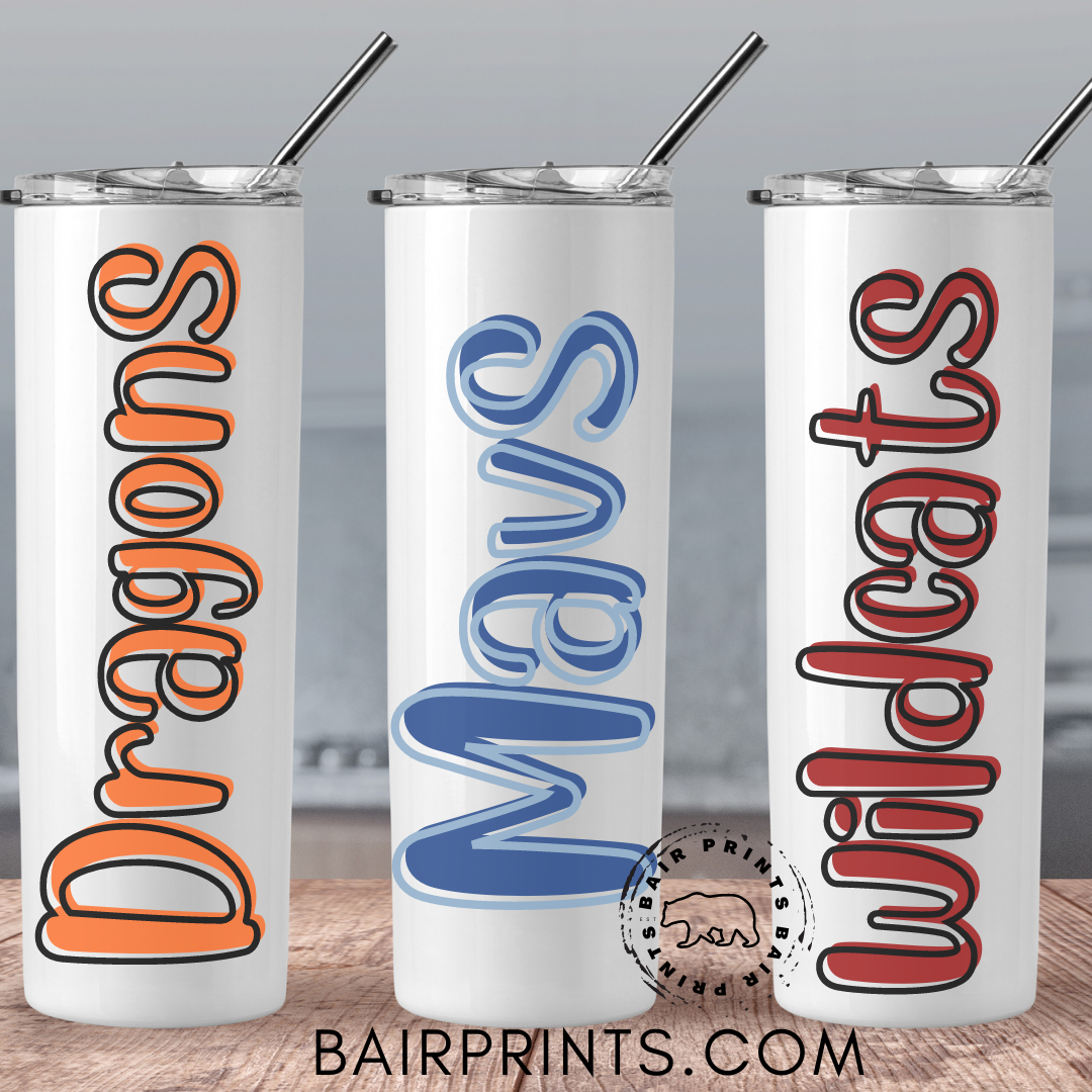 Funky Mascot Stainless Steel Tumbler
