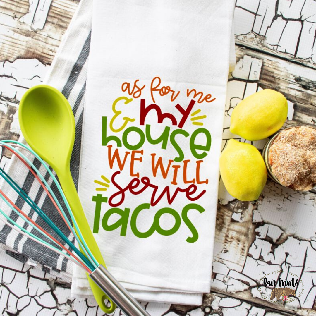 In This House We Serve Tacos Kitchen Towel Set - Bair Prints