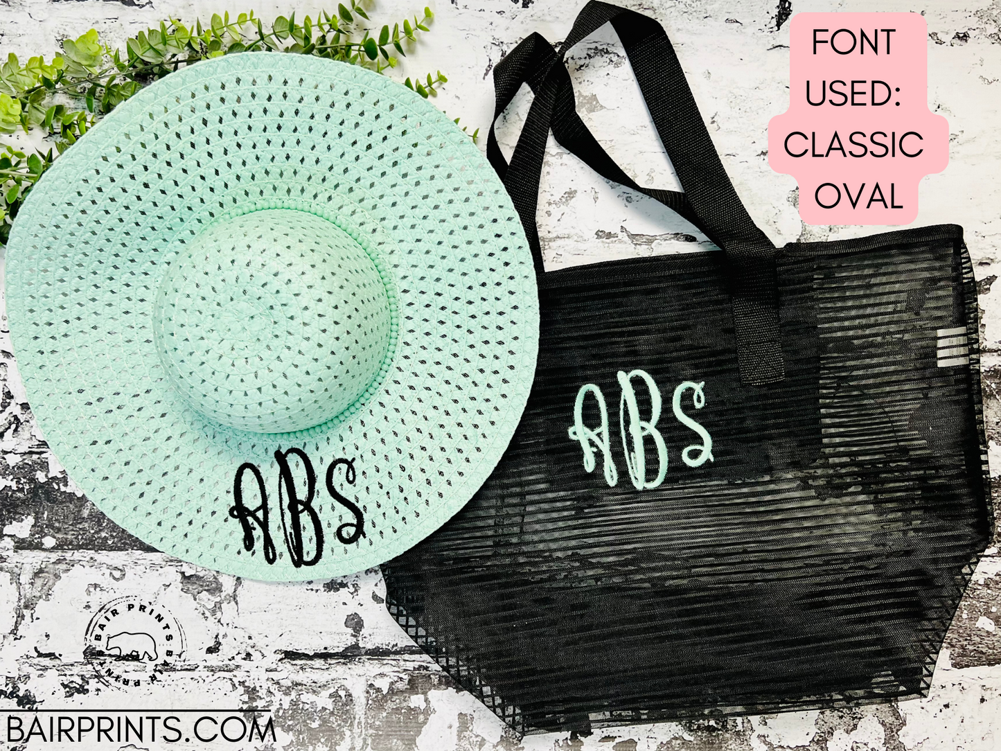 Monogram Mesh Bag