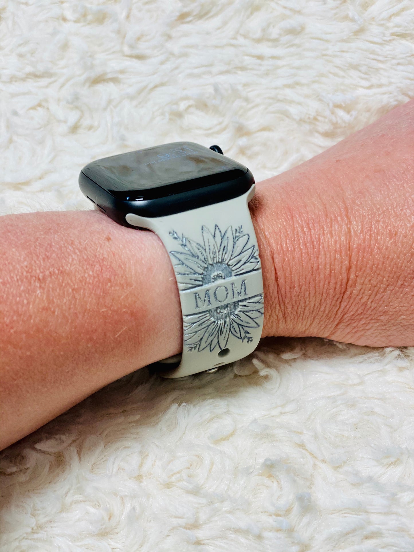 Personalized Apple Watch Band. Monogram Only - Bair Prints