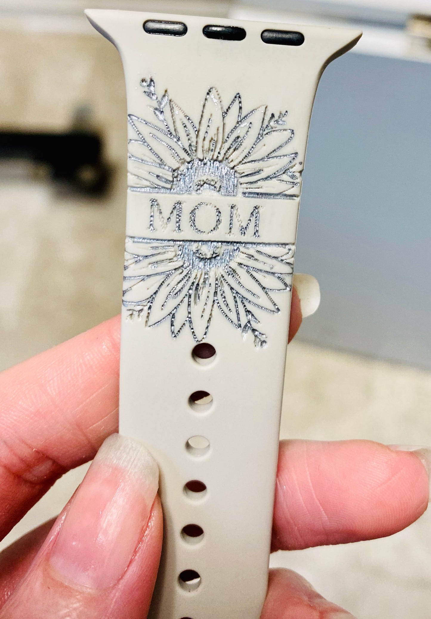 Personalized Apple Watch Band. Monogram Only - Bair Prints