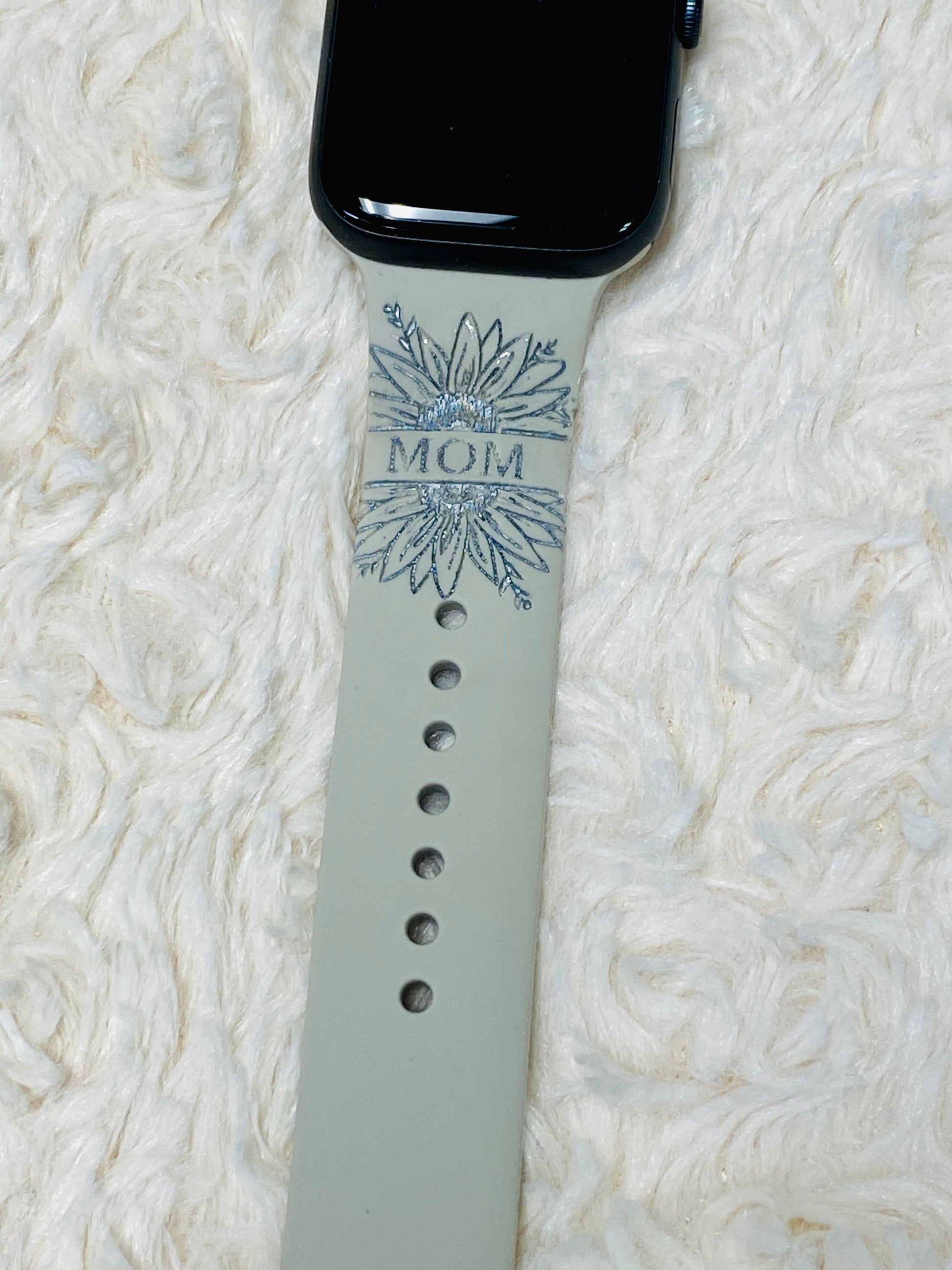 Personalized Apple Watch Band. Monogram Only - Bair Prints
