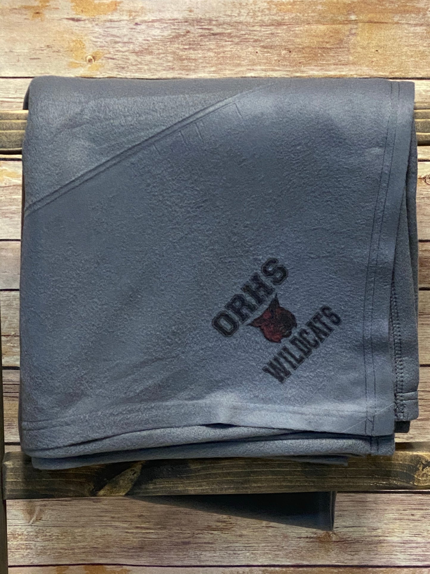 ORHS Wildcats Blanket. Multiple Colors Available.