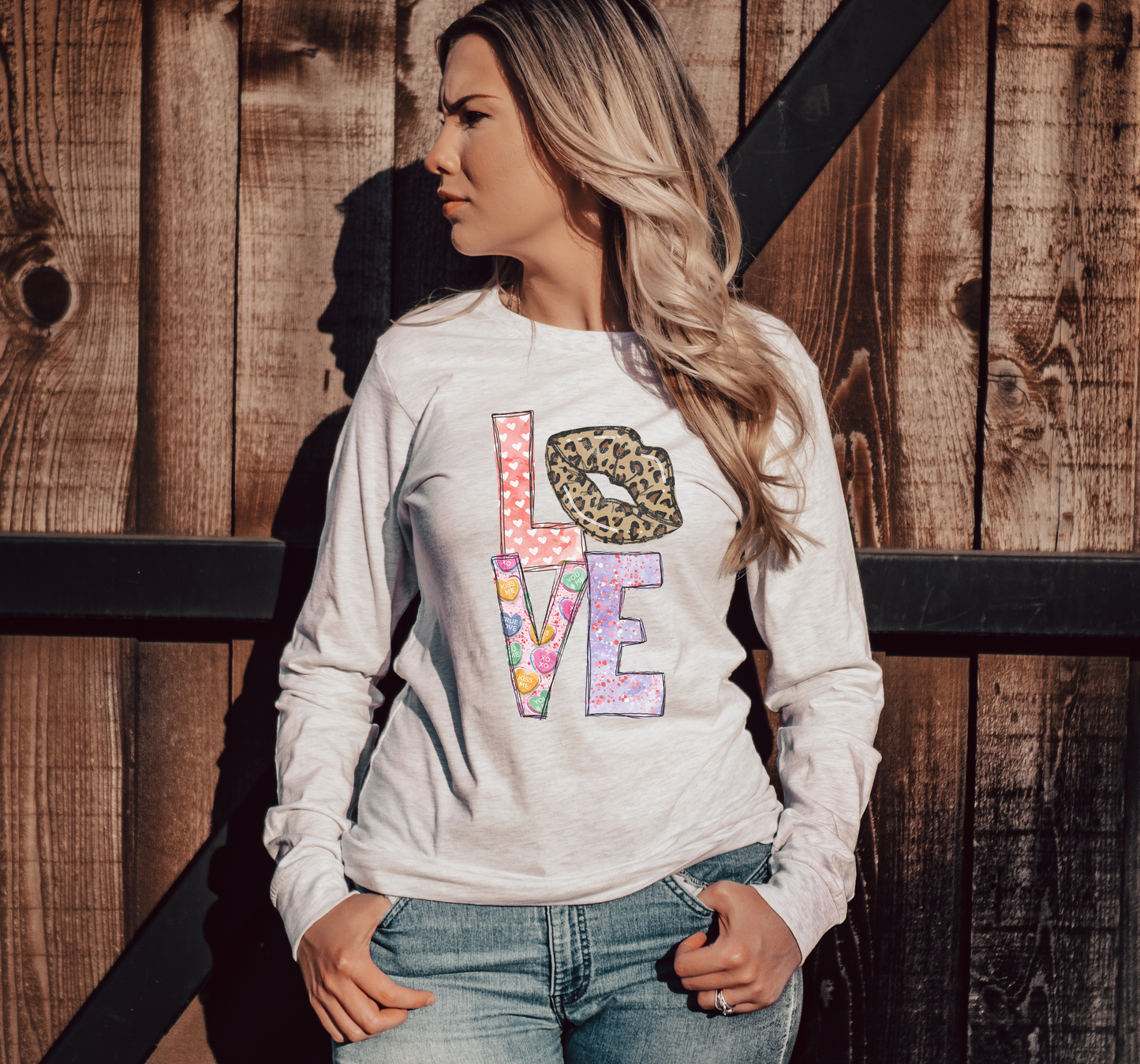 Love Cheetah Lips Valentine Shirt